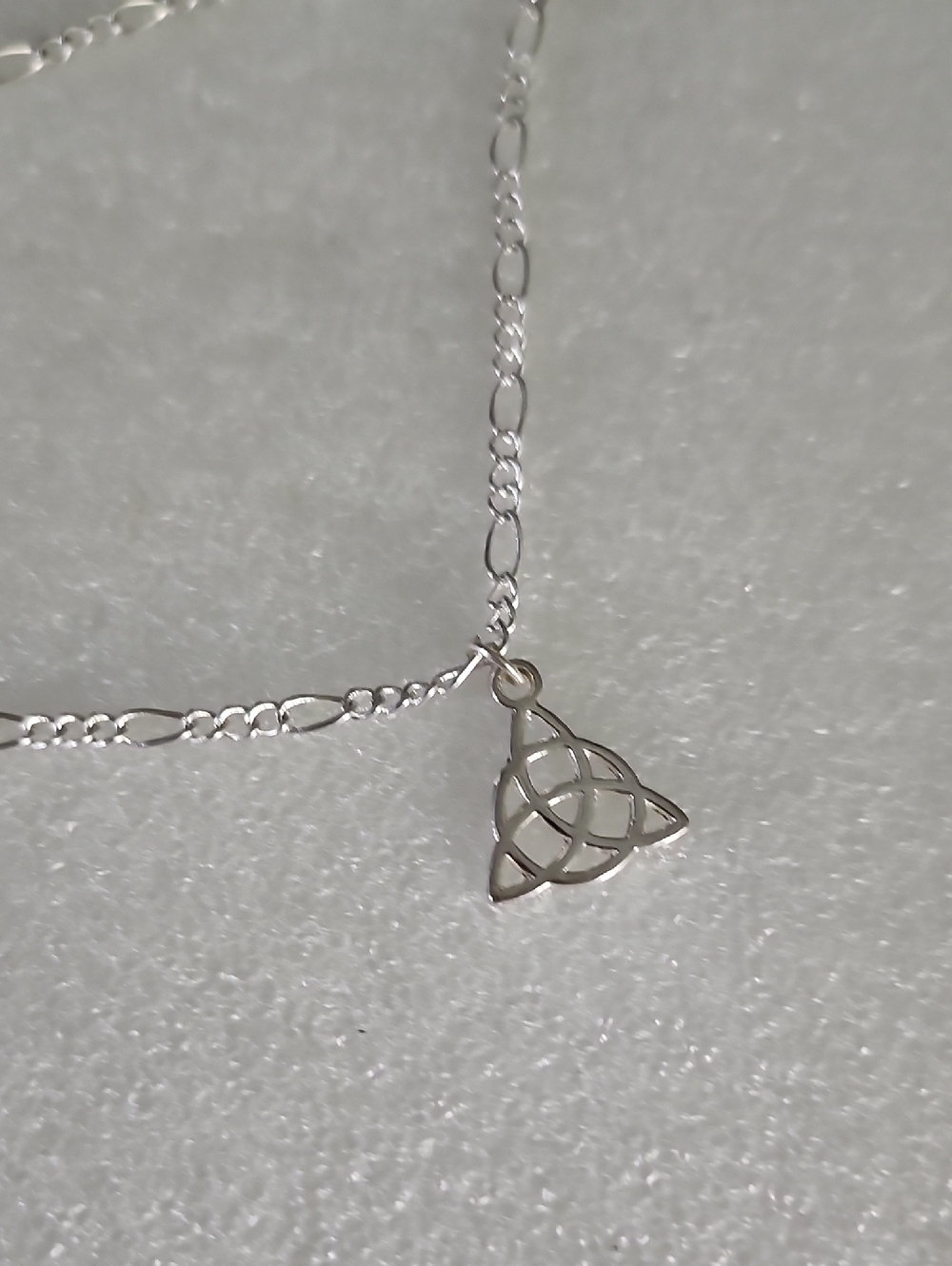 Hand Crafted Silver Celtic Knot Pendant Necklace